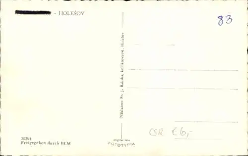 Ak Holešov Holleschau Holeshof Region Zlin, Sparkasse