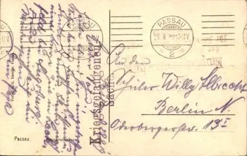 Ak Passau in Niederbayern, Straße, Kinder