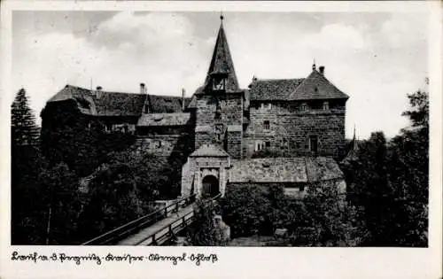 Ak Lauf an der Pegnitz in Mittelfranken Bayern, Schloss