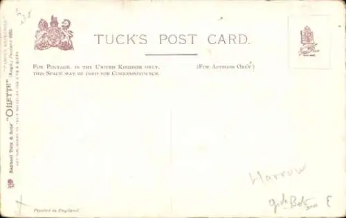 Künstler Ak Britische Eisenbahn, Manchester Express bei Harrow, GCR