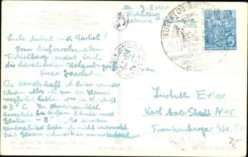 Ak Harry Glaß, Gewinner der Bronze-Medaille im Spezialsprunglauf