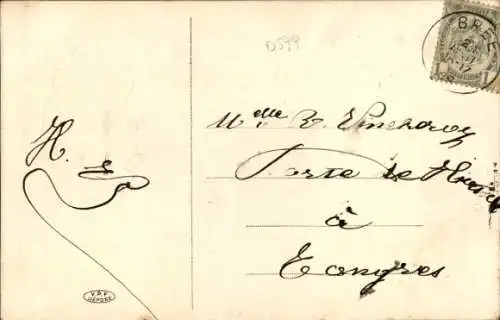 Künstler Ak Die Mode in 1910, Mann mit riesigem Hut, Zigarre, Mantel