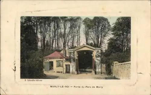 Ak Marly le Roi Yvelines, Porte du Parc