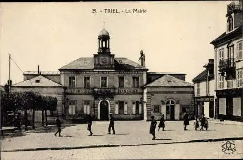 Ak Triel sur Seine Yvelines, La Mairie