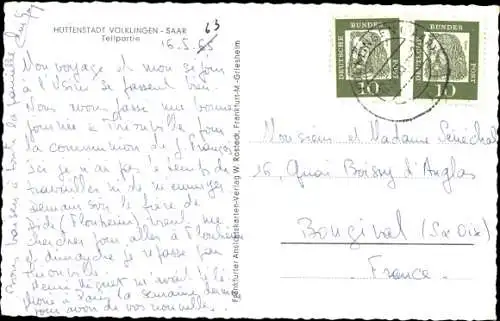 Ak Völklingen im Saarland, Teilpartie, Kirche