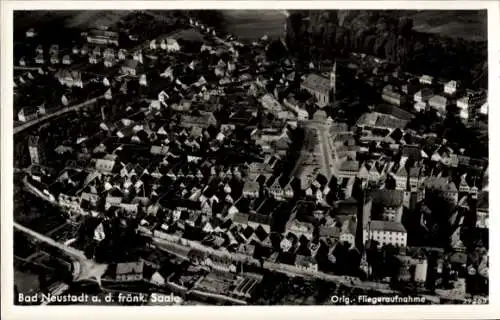Ak Bad Neustadt an der Saale Unterfranken, Fliegeraufnahme