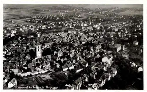 Ak Oberursel im Taunus Hessen, Fliegeraufnahme