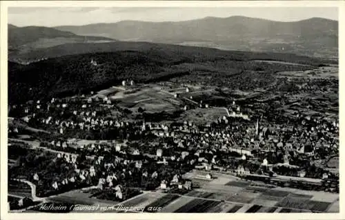 Ak Hofheim im Taunus Hessen, Fliegeraufnahme