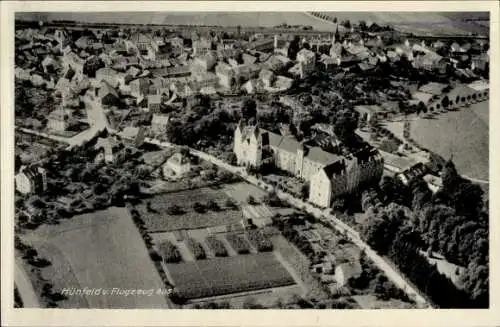 Ak Hünfeld in Hessen, Fliegeraufnahme