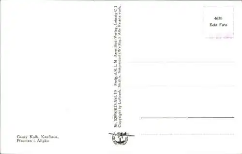 Ak Pfronten im Allgäu, Fliegeraufnahme