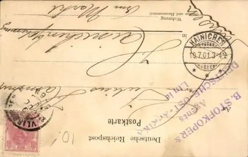 Ak Dampfer Kanzler, Deutsche Ost-Afrika Linie, DOAL