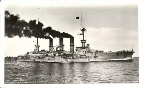 Ak Deutsches Kriegsschiff, S.M.S. Friedrich Carl