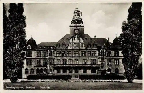 Ak Recklinghausen im Ruhrgebiet, Rathaus Recklinghausen