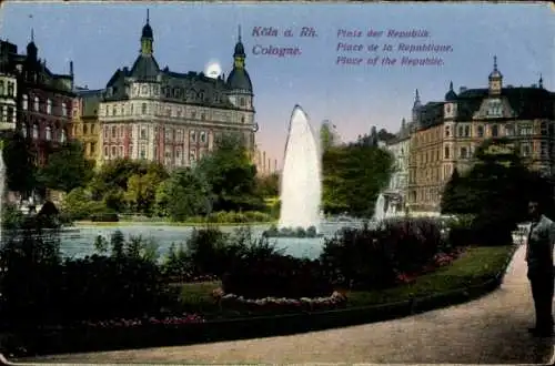 Ak Köln am Rhein, Platz der Republik