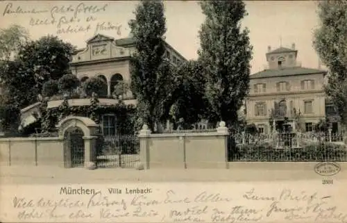 Ak München Bayern, Villa Lenbach