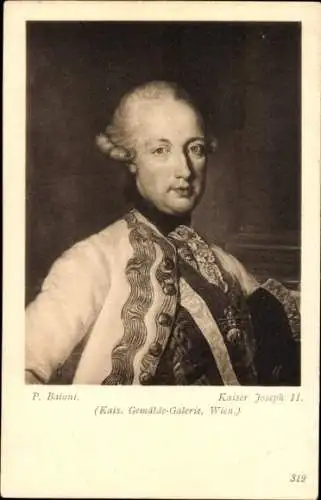 Künstler Ak Batoni, P., Kaiser Joseph II, Portrait