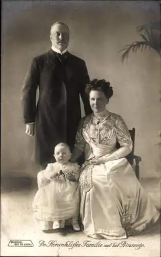 Ak Königin Wilhelmina der Niederlande, Prinz Hendrik, Prinzessin Juliana