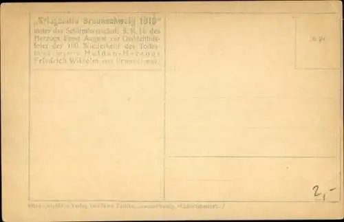 Ak Herzog Ernst August von Braunschweig, Husarenuniform, Erbprinz