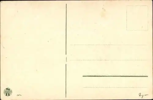 Künstler Ak Junge Frau, Portrait