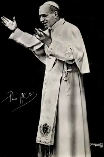 Ak Papst Pius XII., Eugenio Maria Giuseppe Giovanni Pacelli