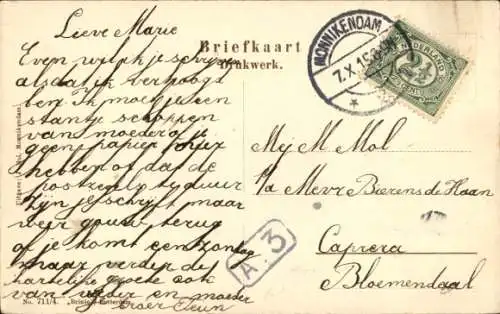 Ak Monnikendam Waterland Nordholland Niederlande, Krim