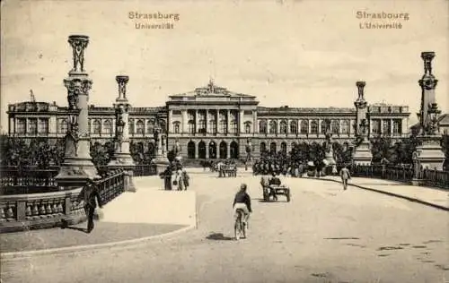 Ak Straßburg Elsass Bas Rhin, Universität