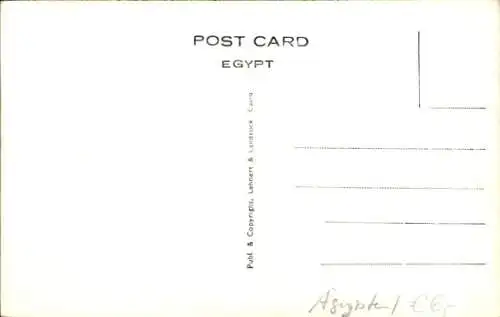 Ak Port Said Ägypten, Foad Al Awal Straße