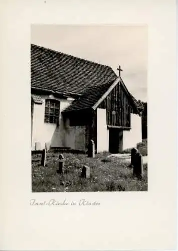 Ak Kloster Insel Hiddensee in der Ostsee, Insel-Kirche
