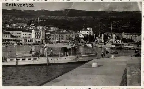 Foto Ak Crikvenica Kroatien, Hafen