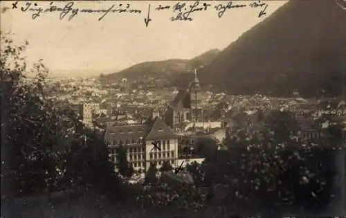 Ak Bayenthal Köln am Rhein,  Blick vom Bayenthalgürtel auf die Altstadt mit Dom und Rhein.