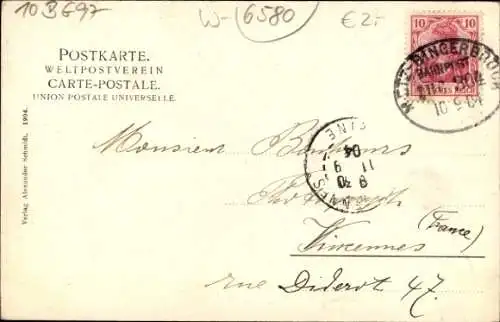 Ak Idar Oberstein Nahe, Felsenkirche