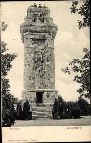 Ak Viersen in Nordrhein Westfalen, Bismarckturm