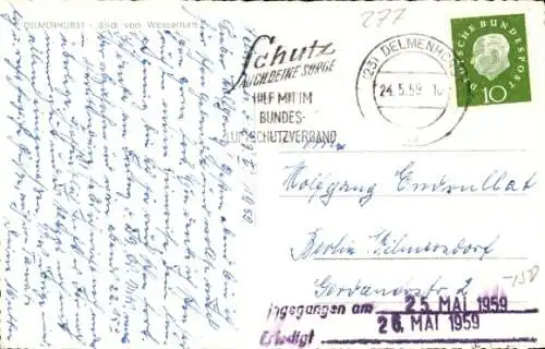 Ak Annenheide Delmenhorst in Oldenburg,  Blick vom Wasserturm