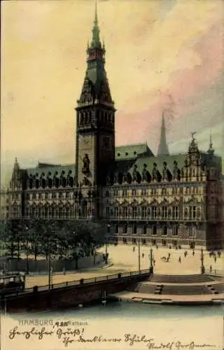 Ak Hamburg Mitte Altstadt, Rathaus