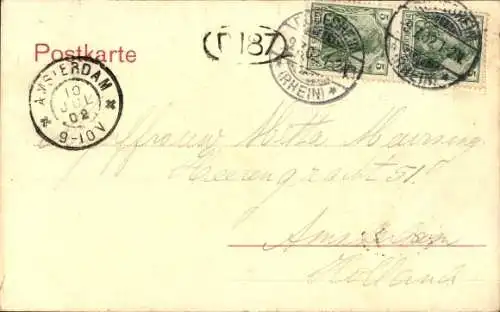 Ak Rüdesheim am Rhein, Niederwald Nationaldenkmal