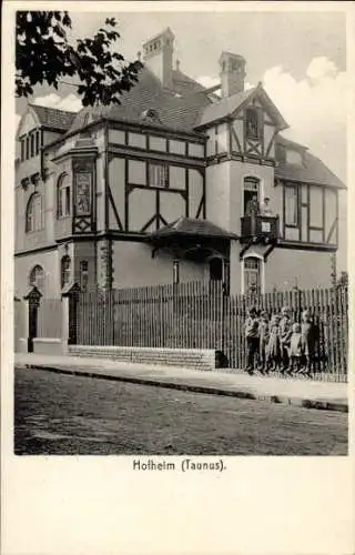 Ak Hofheim am Taunus Hessen, Schule, Kinder