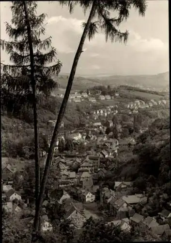 Ak Bad Thal Ruhla in Thüringen, Blick vom Schoßberg