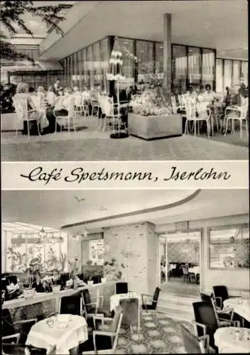 Ak Iserlohn im Märkischen Kreis, Café Spetsmann