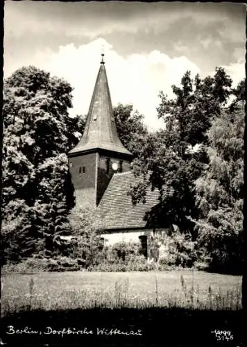 Ak Berlin Reinickendorf Wittenau, Dorfkirche, Fotograf Popp