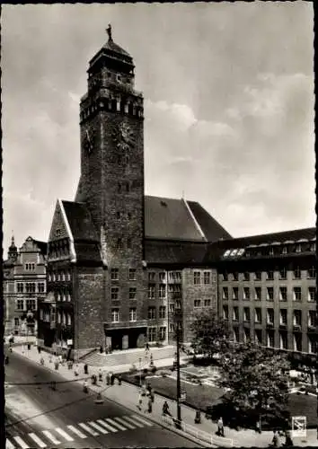 Ak Berlin Neukölln, Rathaus