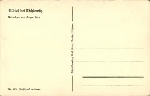 Ak Těchlovice Tichlowitz Region Aussig, Vrabinec, Sperlingstein