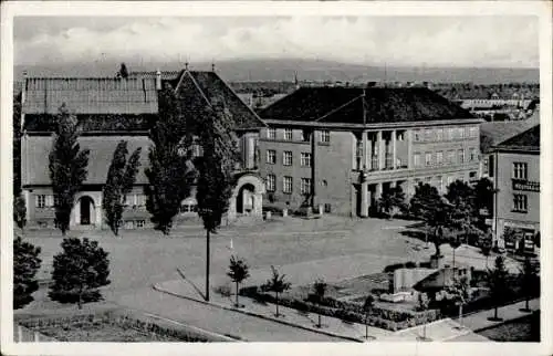Ak Hodonín Göding Südmähren, Hauptplatz