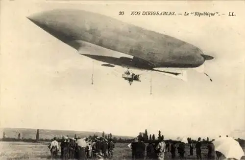 Ak Zeppelin, Luftschiff Republique