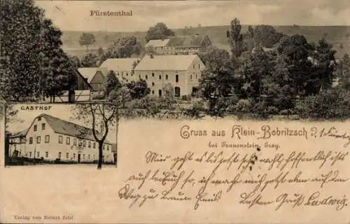 Ak Kleinbobritzsch Frauenstein im Erzgebirge, Gasthof, Fürstenthal