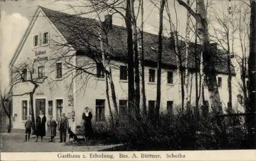 Ak Zawidów Seidenberg Oberlausitz Niederschlesien, Gasthaus zur Erholung