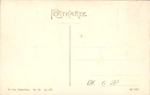 Ak Broacker Dänemark, Großestraße, Geschäft, Wohnhäuser