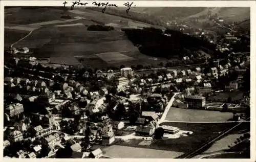 Ak Burkhardtsdorf im Erzgebirge, Fliegeraufnahme