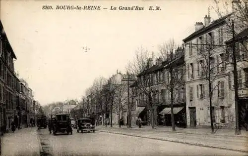 Ak Bourg la Reine Hauts de Seine, Hauptstraße