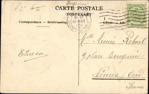 Ak Anvers Antwerpen 1909, Rückkehr Prince Albert, Kongo