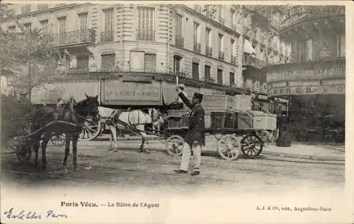 Ak Paris VII., Paris Vécu, Le Baton de l'Agent, Verkehrspolizist